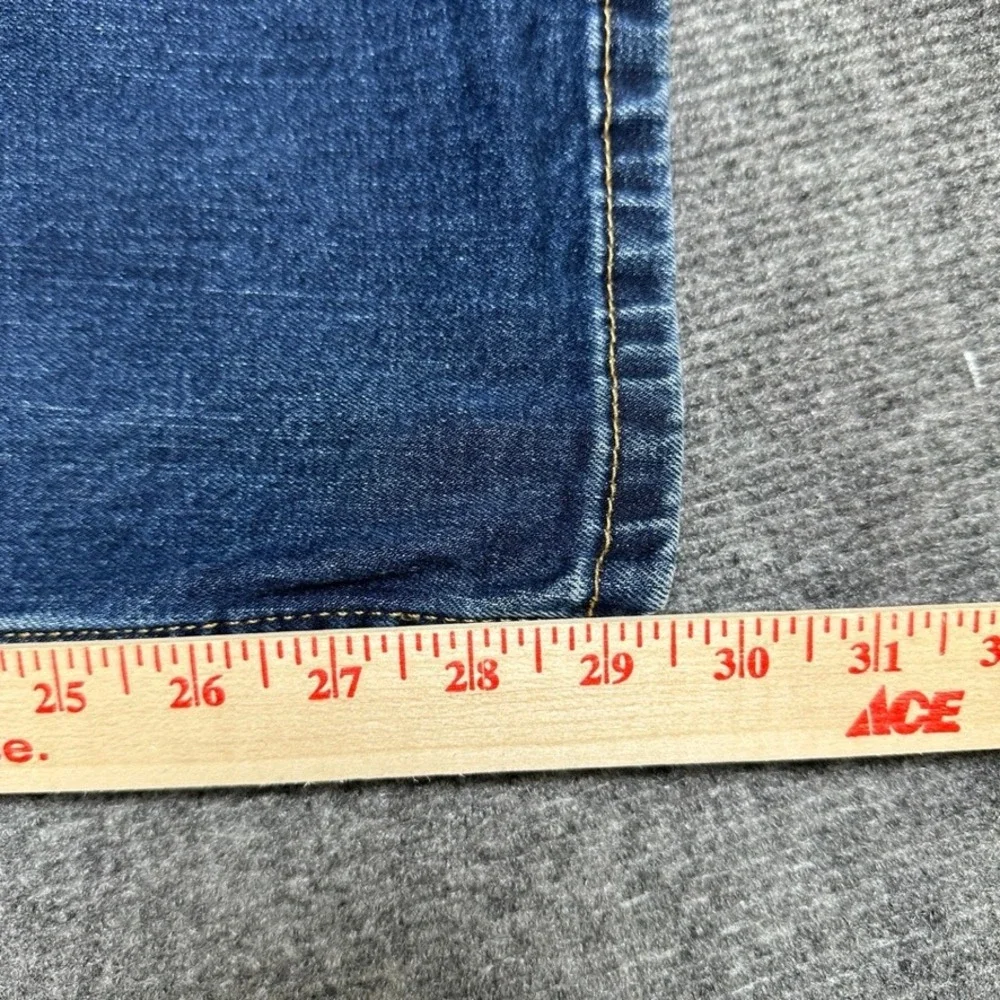 Levis 505 Regular Fit Jeans Mens 38x30 Dark Wash Straight Leg PC9-00505-1455